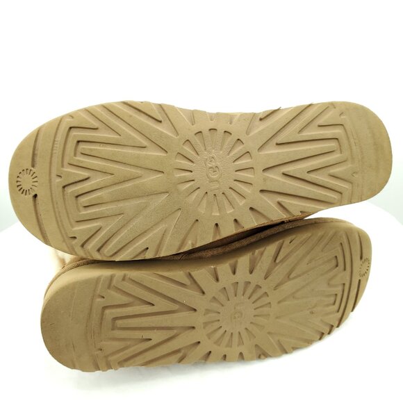 UGG Tania Genuine Shearling Pull On Winter Boots 9/40/Tan - Picture 12 of 12